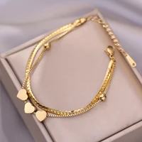 Imagem da promoção Pulseira de Aço Titânio Não Desbotada e Alta Qualidade com Design de Nicho e Bobinamento de Dupla Ca