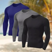 Imagem da promoção Kit com 3 Camisetas Térmica Masculina Proteção Solar UV Segunda Pele