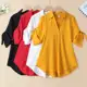 Blusa De Chiffon Feminino Solta Camis De Mangas Cirbas Cillas em oferta