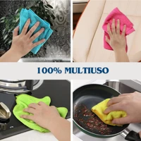 Imagem da promoção Kit Pano De Limpeza Microfibra 20 Unidades Multiuso Toalha Alta Absorção 30x30cm Direto De Fábrica