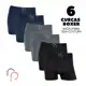 Kit 6 Cuecas Boxer Sem Costura em Microfibra RP em oferta
