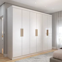Imagem da promoção Guarda-Roupa Casal Aurora Radiante 6 Portas 2 Gavetas - Panorama Móveis