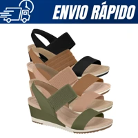Imagem da promoção Sandália Feminina Anabela Tramado Modare Original Confortável Com Elásticos Ortopédico Anatômico