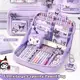 12 Camadas Estojo De Lápis De Grande Capacidade Sanrio Kuromi Boa Aparência Classificação em oferta