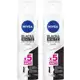 Kit Desodorante Aerossol Black & White Clear 150ml - 2 Unidades NIVEA em oferta
