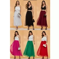 Imagem da promoção Saia Tule longa Evangélica Elegante
