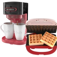 Imagem da promoção Kit Single Up Cadence - Cafeteira e Máquina de Waffles - 220V
