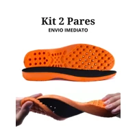 Imagem da promoção Kit 2 Palmilhas Gel PU Ultra Macia Ortopédica Esporão Facite Plantar