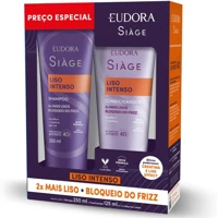 Imagem da promoção Promopack Shampoo 250ml + Condicionador 125ml Liso Intenso Eudora Siàge