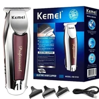 Imagem da promoção Máquina De Acabamento Barbearia Barba Cabelo Bigode Profissional Kemei-9163