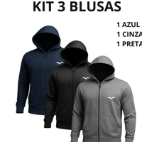 Imagem da promoção Jaqueta Blusa Jogger Masculina com Capuz Para Frio Com Refletivo