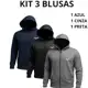 Jaqueta Blusa Jogger Masculina com Capuz Para Frio Com Refletivo em oferta