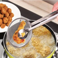 Imagem da promoção Escumadeira Para Fritura C/pegador Em Inox C/Pinça E Peneira