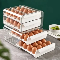 Imagem da promoção Porta Ovos Gaveteiro 2 Andares Empilhável Organizador de Geladeira 32 Ovos