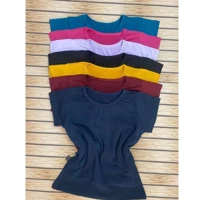 Imagem da promoção Kit 10 T-shirts Lisas Em Malha Suede