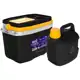 Caixa Térmica 20l Preta Amarela + Garrafão Térmicos 5l em oferta