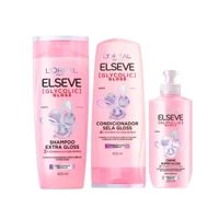 Imagem da promoção Kit Glycolic Gloss - Shampoo 400ml + Condicionador 400ml + Creme para Pentear 250ml