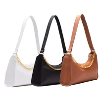 Imagem da promoção Kit Bolsas Femininas 3 Baguetes Lisas Pequenas Correntes de Ombro e de Mão