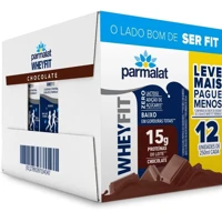 Imagem da promoção Parmalat WheyFit Pack Bebida Láctea Chocolate 15g de Proteína 250 Ml - 12 Unidades