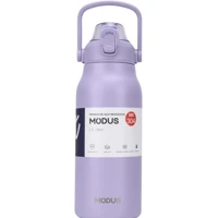 Imagem da promoção Garrafa Térmica De Grande Capacidade Em Aço Inoxidável Com Canudo 1700ML (Roxo)