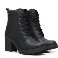 Imagem da promoção Bota Feminina Salto Alto Blogueira Confortável Falcucci
