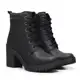 Bota Feminina Salto Alto Blogueira Confortável Falcucci em oferta