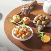 Imagem da promoção Centro De Mesa Prato Giratório 40 Cm Amadeirado - Mel