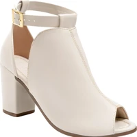 Imagem da promoção Sandália Ankle Boots Moda Confortável Salto Alto Grosso Bota