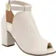 Sandália Ankle Boots Moda Confortável Salto Alto Grosso Bota em oferta