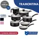 Jogo de Panelas Starflon 04 05 07 Peças Tramontina Antiaderente Teflon Starflon Alumínio em oferta
