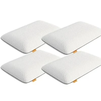 Imagem da promoção Kit 4 Travesseiro NASA Branco Alto Firme Capa em Bamboo 17cm