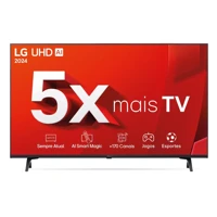 Imagem da promoção Smart Tv 4k 43" Lg Uhd 43ut8000 Processador a5 Ger7 AI Alexa Chromecast integrado Otimizador de Jogo