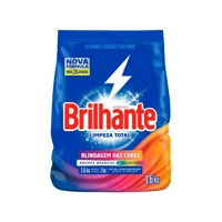 Imagem da promoção Sabão em Pó Brilhante Limpeza Total Blindagem das Cores 1,6kg