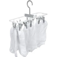 Imagem da oferta Varal Dobrável com 12 Prendedores Cor Branca e Cinza Linha Log - Ordene