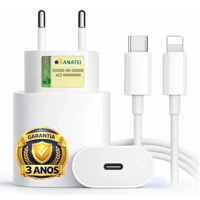 Carregador Compativel Com iPhone 8 X Xr 11 12 13 14 Pro Max Turbo Fonte Tipo C Boyu Cell em oferta