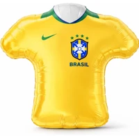 Imagem da oferta Balão Metalizado Camisa Brasil 24" 60cm