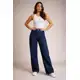 Calça Jeans Wide Leg Feminina Cintura Alta Sem Lycra Stillge em oferta