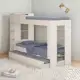 Cama Treliche Ditália Solteiro Branco com Gavetas e Prateleiras em oferta