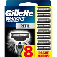 Imagem da oferta Carga para Aparelho de Barbear Refils Gillette Mach3 (8 unidades)