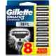 Carga para Aparelho de Barbear Refils Gillette Mach3 (8 unidades) em oferta