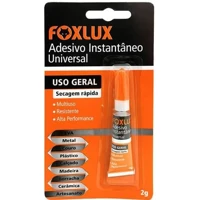 Cola Adesiva Instantânea 2g Foxlux em oferta