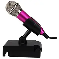 Mini Microfone Para Celular Entrada P2 Macho KP-907 Rosa em oferta na Amazon