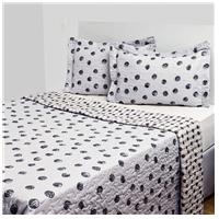 Imagem da promoção Colcha Queen Boutis Dot Com 2 Porta-travesseiros - Casa & Conforto