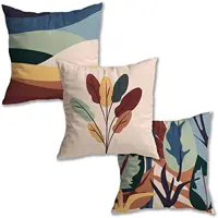 Kit 3 Capas de Almofada Floral Abstrato em oferta na Amazon