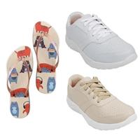 Imagem da promoção Kit 2 Tênis Jogger Zeus Feminino Dia a Dia + Chinelo Macio