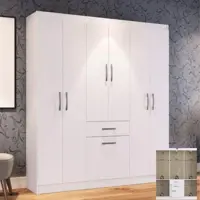 Guarda Roupa Casal 6 Portas 1 Porta Basculante 1 Gaveta Dallas em oferta na Casas Bahia