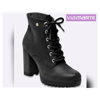 Imagem da promoção Bota Coturno Via Marte Salto Alto Feminina