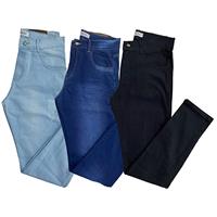 Imagem da promoção Kit com 3 Calças Masculinas Skinny Jeans/Sarja