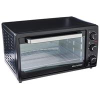 Imagem da promoção Forno Elétrico 127V com 1500W Capacidade de 46 Litros Temporizador e Seletor de Temperatura Preto Mu