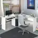 Mesa para Escritório em L 1 Gaveta Max Zanzini Branco Ártico em oferta